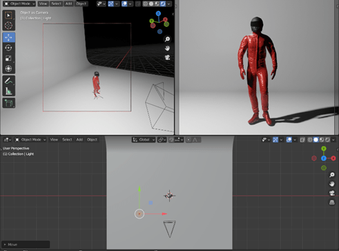 Add Lighting in Blender