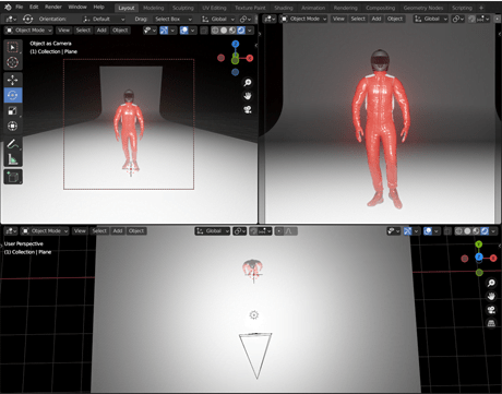 Blender Easy Tutorial Improper keylight. No shadows + no emotion.