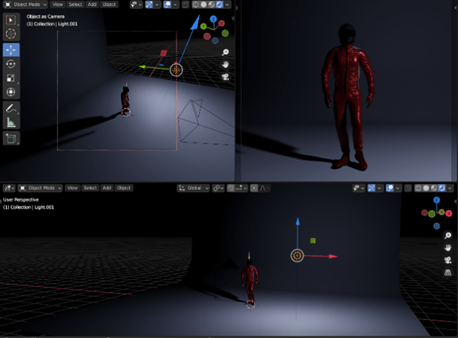 Blender Lighting Tutorial Fill light on its own.