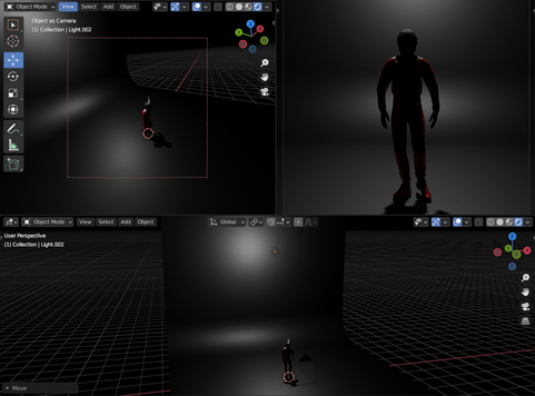 Blender Tutorial for Begineer:Rim lighting on its own.